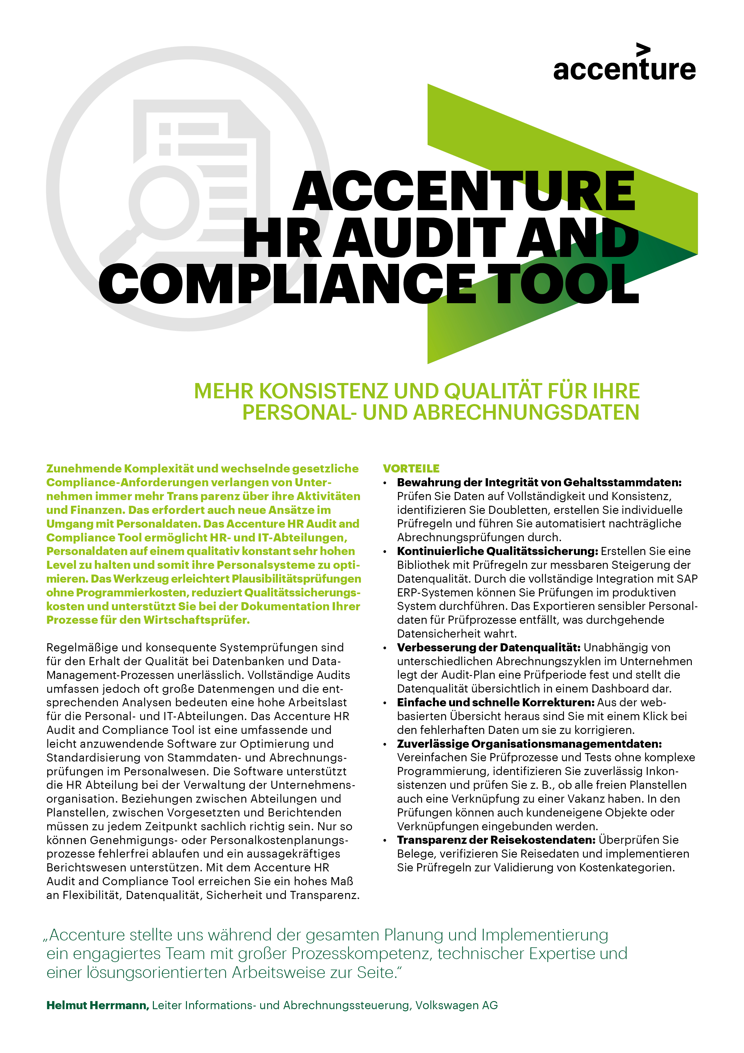 Accenture HR Audit and Compliance Tool